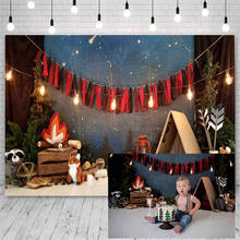 Avezano Photo Backdrop Forest Jungle Birthday Party Tent Animals Decoration Banner Boy Photo Background Photophone Photo Studio 2024 - buy cheap