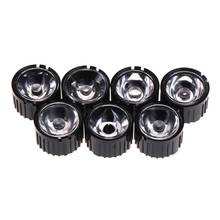 10 Pcs 5/15/30/45/60/90/120 Degree Lens Reflector Collimator w/ Holder For 1-5W LED 2024 - buy cheap