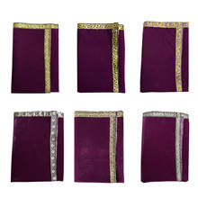 Mantel de terciopelo púrpura para adivinación de Tarot, bolsa para cartas de Tarot, accesorios para juegos de mesa, 50x50cm 2024 - compra barato