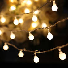 Guirnalda de luces LED con batería y USB, cadena de hadas, impermeable, para exteriores, Navidad, boda, fiesta, decoración, 3M 2024 - compra barato