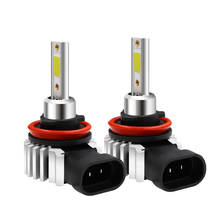 Kit de bombillas LED para faro delantero de coche, Canbus, 2 lámparas, 1200lm, 6000K, branco H1, H7, H8, H11, 9005, H10, 9006/HB4, 9012 2024 - compra barato