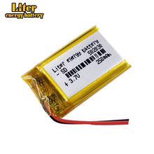Batería de polímero de litio con Placa de protección para MP3, MP4, MP5, GPS, producto Digital, tamaño 502030, 3,7 V, 250mah 2024 - compra barato