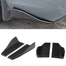 2 pces de fibra de carbono saia lateral do carro spoiler rocker divisores anti-risco asa 2024 - compre barato