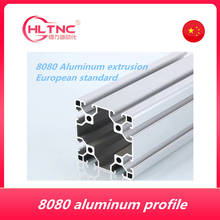 Perfil de aluminio extruido, marco de aleación de aluminio para construcción CNC, estándar europeo, 2021, 2mm de espesor, promoción de 8080 2024 - compra barato