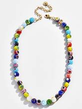 Bohemia Beads Necklace For Women Ethnic Handmade Clavicle Necklaces Multi-color Beaded Choker Summer Beach Jewelry 2020 2024 - buy cheap