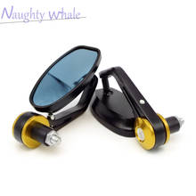 22MM Motorcycle Aluminum Rear View Handle Bar End Side Rearview Mirrors FOR TRIUMPH DAYTONA 675/675 R SPEED TRIPLE 1050 R STREET 2024 - buy cheap