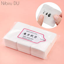 Lint-Free Nail Polish Remover Cotton Wipes Cleaner Paper Pad Hand Napkin Nails Polish Art Cleaning Manicure Tools 2024 - купить недорого