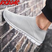Light Soft Running Shoes Men Large Size Sport Shoes for Man Platform Low Top Sneakers Slip on Mesh Men's Spring Sports Shoes H7 2024 - buy cheap