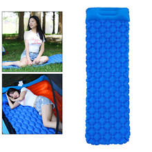 Portable Outdoor Camping Inflatable Mattress Sleeping Pad Air Mat + Storage Bag 2024 - buy cheap