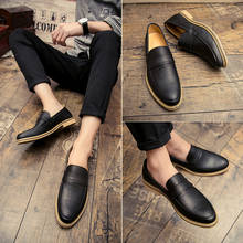 Black Men Loafers Shoes Genuine Leather Slip-on Moccasins Casual Men Shoes Fashion Men's Flats Driving Shoes Zapatos De Hombre 2024 - buy cheap