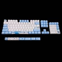 Oem pbt layout teclado mecânico completo, conjunto de teclas para teclado pbt sublimação de corante 2024 - compre barato