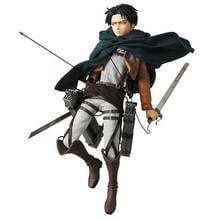 #213 boneco de ação colecionável levi ackerman attack on titan, figura de ação anime heichov, brinquedos móveis #207, #203, colecionável mikasa 2024 - compre barato