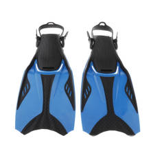 Unisex Diving Swimming Short Fins Anti-slip Snorkeling Adjustable Flippers 2024 - buy cheap