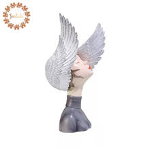 Modern Art Living Room Art Decoration Angel Girl Half-length Portrait Colophony Crafts Sculpture Creative Christmas Gifts 2024 - buy cheap