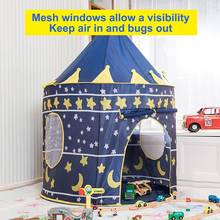 Foldable Portable  Princess Castle Tulle Kids Game Play Tent Creative Develop Outdoor Indoor Yurt Castle Playhouse Toys Gift 2024 - buy cheap