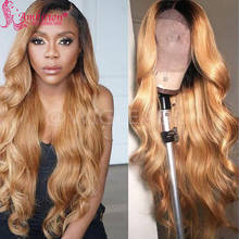 Ambition Human Hair Wigs Preplucked Loose Wave Lace Frontal Wigs 1b/27 Ombre 13x4 Lace Front Wig Honey Blonde Human Hair Wig 2024 - buy cheap