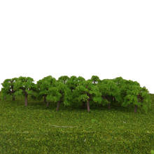 75 шт. модель зеленого дерева поезд уличный парк Wargame макеты декорации 1:300 2024 - купить недорого