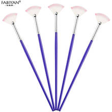 5pcs Nail Art Brush Fan Gradient Paint Draw Dust Glitter Powder Remover Clean Pen Acrylic Liner UV Gel Polish Tips Tool Manicure 2024 - buy cheap