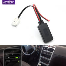 Car Aux for 307 407 RD4 Radio Stereo 12 Pin Cable Adapter Wireless Audio Input for C2 c3, plastic + metal, Bluetooth-compatible music transmitter receiver, for Peugeot 2024 - buy cheap