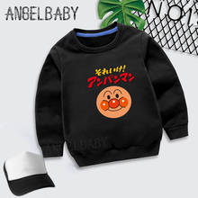 Boys Girls Sweatshirt Kids Anpanman with Cartoon Print  Hoodies Children Autumn Tops Baby Cotton Clothes,KYT5254 2024 - buy cheap