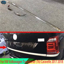 For VW Volkswagen Transporter (T6) Caravelle 2017 2018 Car Accessories ABS Chrome Tail Gate Door Up Cover Trim 2024 - buy cheap