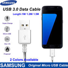 2A Original Samsung Fast Charger Micro USB Cable 1/1.2/1.5M 2A Data Line For Galaxy S6 S7 Edge Note 4 5 J4 J6 J5 A3 A7 A5 (2016) 2024 - buy cheap