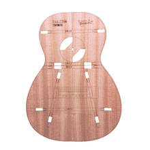 Plantilla de cuerpo de madera para ukelele de 23 pulgadas, forma de molde para hacer guitarra pequeña de cuatro cuerdas 2024 - compra barato