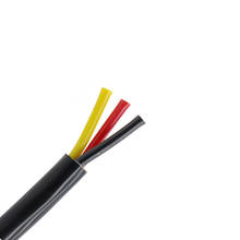 YGC-cable de goma de silicona resistente al agua, revestimiento de alta temperatura, 3 núcleos, resistente al aceite, 4/6 cuadrados, 60- + 300 ℃ 2024 - compra barato