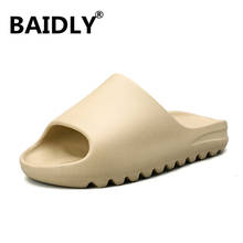 Men Jelly Shoes Summer Sandals Beach Men Slip on Solid Platform Sandals Unisex Water Shoes Zapatos De Hombre 2024 - buy cheap