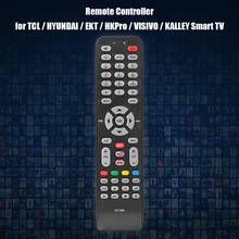 Controle remoto universal para tv smart tv, reposição para tcl/hyundai/equipamento/hkpro/visivo 2024 - compre barato