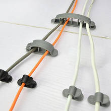 10 Uds. De cables de Línea alámbrica, organizador de Clips de plástico, fijador de sujetadores, soporte de fijación 2024 - compra barato