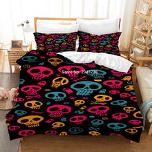 Children's Bedroom Decorative Bedding Set Dinosaur Rabbit Skull Cartoon Pattern Duvet Quilt Cover and Pillowcase Home Textile 2024 - buy cheap