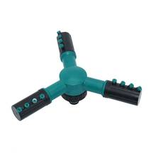 Bocal de água três-braço jardim sprinkler cabeça gramado 3 durável rotativo 1 peças 2024 - compre barato