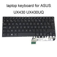 Teclado retroiluminado de repuesto para ASUS zenbook, nuevo trabajo, UX430, UX430UQ BE Belgian black notebook KB 0KNB0 2627BE00 2024 - compra barato