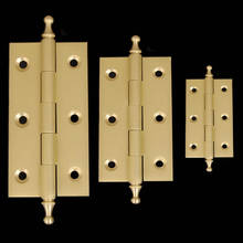 Brand New 20PCS Pure Brass Furniture Hinges Invisible Cupboard Wardrobe Drawer Cabinet Door Hinges 2Inch/2.5Inch/3Inch 2024 - buy cheap