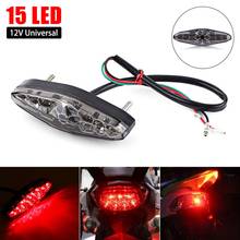 Motorcycle Rear Tail Stop Red Light Lamp for Dirt Taillight Rear Lamp Braking Light Auto Accessories Motorcycle Decorative Lamp 2024 - buy cheap
