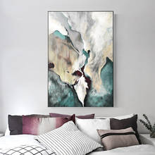 Abstract Chinese River Canvas Painting Wall Art Picture For Living Room Aisle Home Decoration Poetic  Poster and Print 2024 - buy cheap