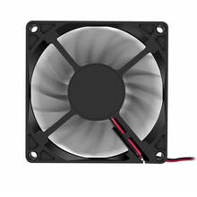 Aokin DC 12V 24V 8cm 80x80x15mm 8015 Brushless 2-PIN DC Cooling Fan Cooler With Metal Fan Grill 2024 - buy cheap