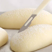 TTLIFE-cuchillo de Baguette para rebanar pan, herramientas de corte de pan práctico europeo, cortador de pastelería con hoja de acero al carbono, mango de PP 2024 - compra barato