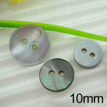 Botones de costura de carcasa Natural de 9-25mm y 50 Uds. Color mopa de perla Botón de concha redonda accesorios de costura Botón de 2 agujeros 2024 - compra barato