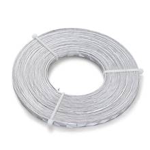 5x1mm Aluminum Wire Silver Color Bendable Flat Metal Wire for DIY Earring Necklace Bracelet Jewelry Making  Findings Accessories 2024 - купить недорого