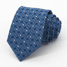 NEW Brand Designer 8CM Luxury Neck Tie For Men High Quality Business Dress Necktie Party Wedding Gift Box 2024 - buy cheap