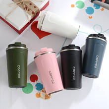 380ml/510ml Leak-Proof Stainless Steel Coffee Mug Car Vacuum Flasks Thermos Mug Office Travel Coffee Cup Thermosmug For Gifts 2024 - buy cheap
