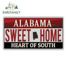 EARLFAMILY 13cm x 6.8cm For Alabama USA Sweet Home Vinyl Decal Sticker Car Truck Pinup Scratch-Proof Sticker Suitable For VAN RV 2024 - buy cheap