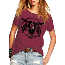 Camiseta feminina algodão gola redonda, camiseta feminina manga curta estampa rato cinza 2024 - compre barato