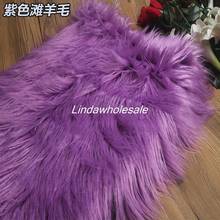 Imitation fox fur clothing hat bag car mat decoration material,fabric for patchwork,160cm*50cm/pcs 2024 - buy cheap