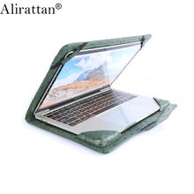 Alirattan-novo case de laptop feminino, suporte para macbook air pro13.3polegadas, manga de couro, macbook pro air, laptop, ipad 2024 - compre barato