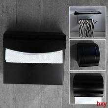 European black space aluminum paper reel antique tissue box tissue box hotel toilet paper holder toilet paper box 2024 - buy cheap