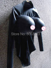 Латексная резина Gummi 0,40 мм купальник для акробатики надувной грудь костюм черный новый 2024 - купить недорого