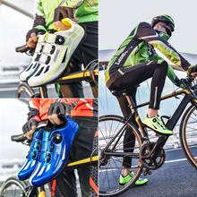 Tênis de ciclismo respirável masculino, calçado para ciclismo profissional mtb calçados de autotravamento 2024 - compre barato